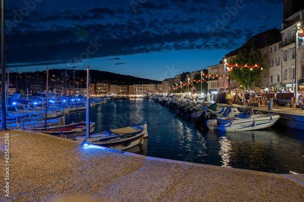 Obraz PORT  BATEAU NUIT