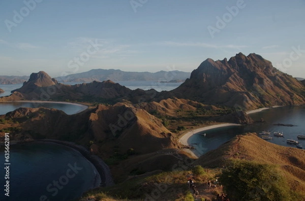 Obraz インドネシア　ラブアン・バホ　コモド島