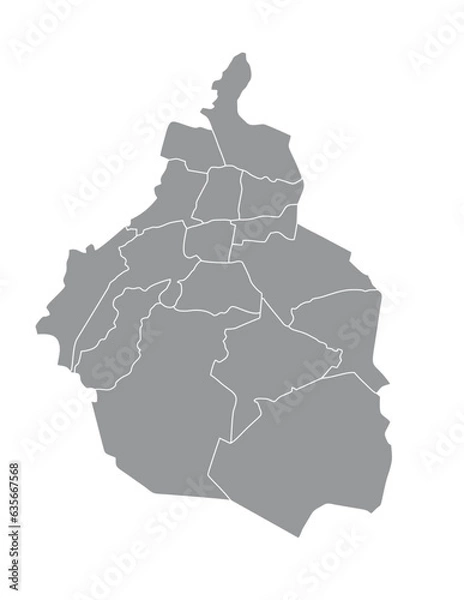 Obraz CDMX Mexico City map