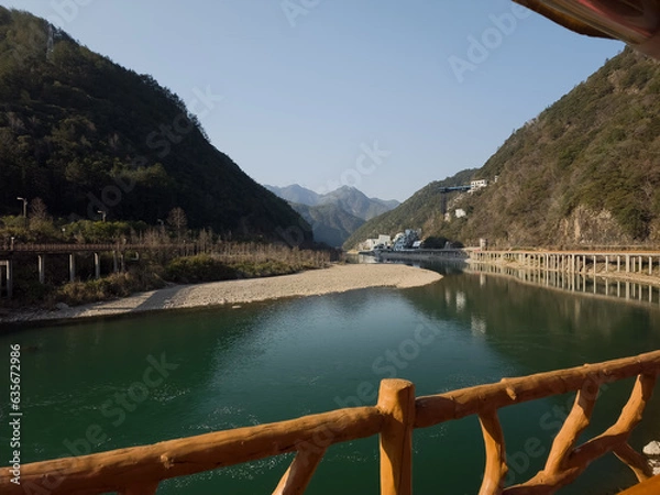 Fototapeta lake in the mountains
