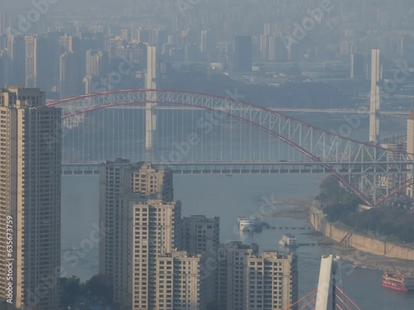 Fototapeta bridge in chongqing