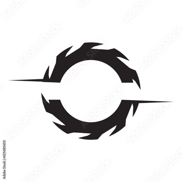 Fototapeta saw blade icon design vector