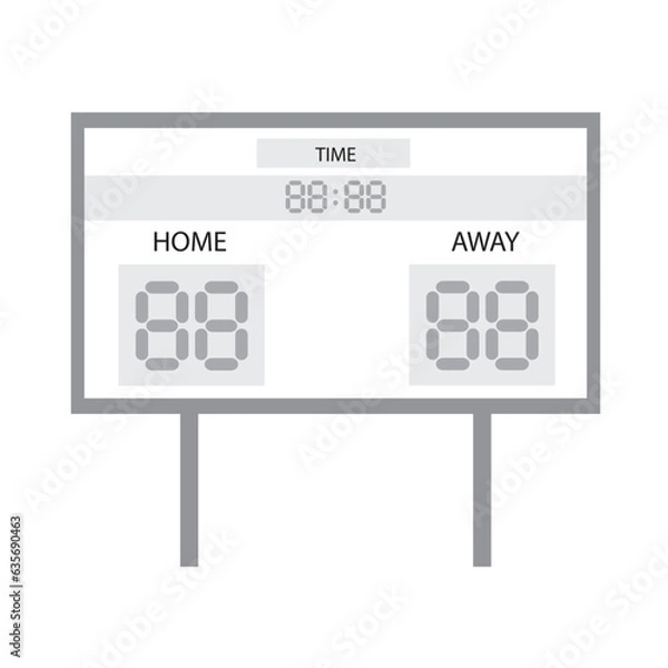 Obraz scoreboard number vector for sport