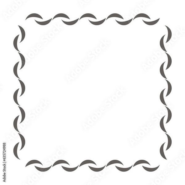 Fototapeta Square shape frame illustration