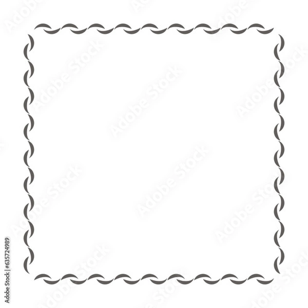 Fototapeta Square shape frame illustration