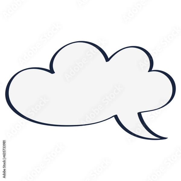 Fototapeta Cloud bubble illustration