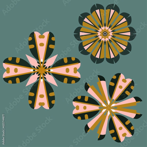 Fototapeta ethnic design vector graphic illustration.