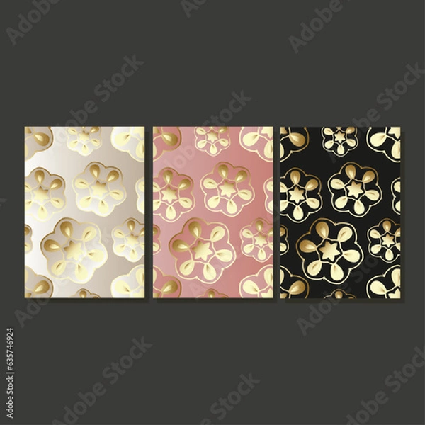 Fototapeta Luxury abstract brochures. Design covers Elegant, minimalist graphics  vector background.