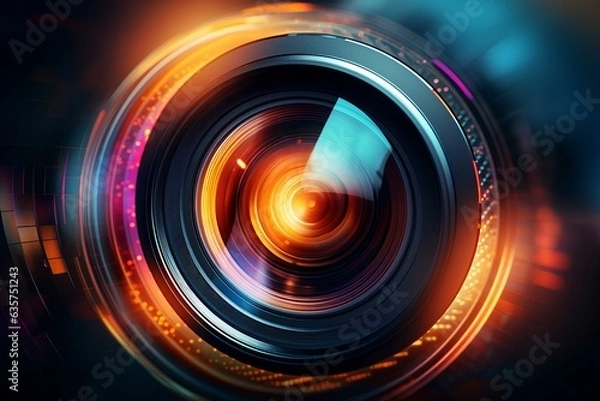 Obraz Photo lens, a camera tool,