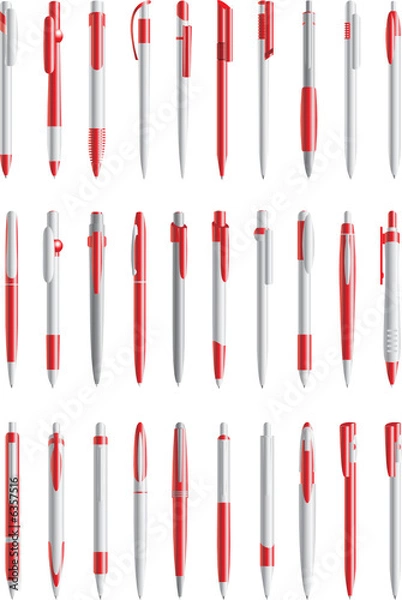 Obraz red pens
