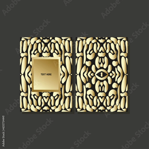 Fototapeta Luxury abstract brochures. Design covers Elegant, minimalist graphics  vector background.