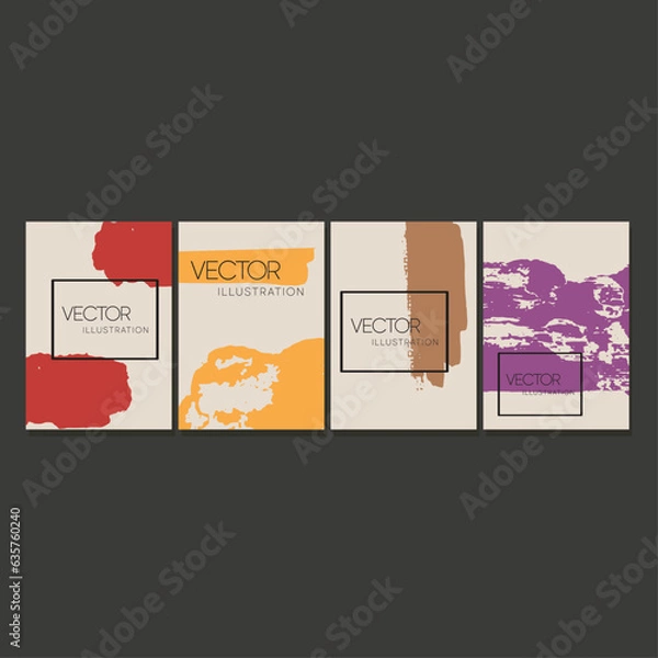 Fototapeta Luxury abstract brochures. Design covers Elegant, minimalist graphics  vector background.