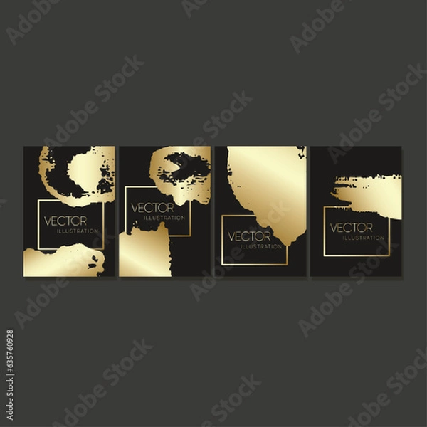 Fototapeta Luxury abstract brochures. Design covers Elegant, minimalist graphics  vector background.