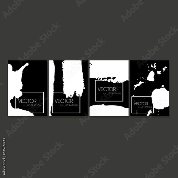 Fototapeta Luxury abstract brochures. Design covers Elegant, minimalist graphics  vector background.