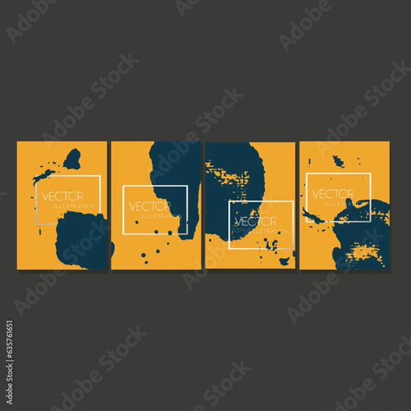 Fototapeta Luxury abstract brochures. Design covers Elegant, minimalist graphics  vector background.
