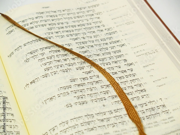 Obraz Opened Hebrew Bible