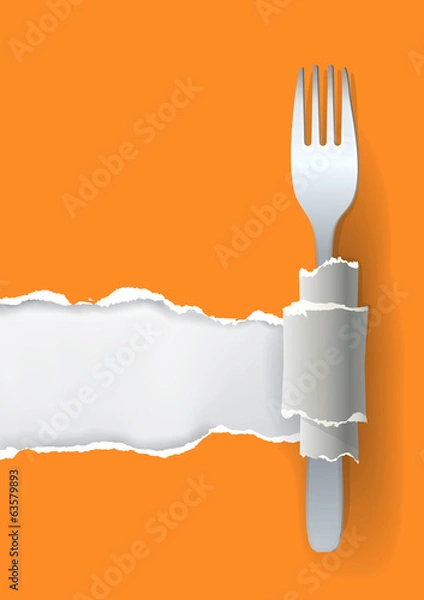 Fototapeta Menu restaurant background