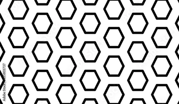 Fototapeta hexagon outline semalem pattern background 