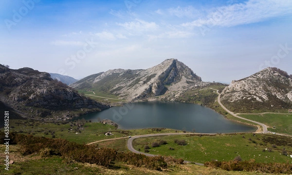 Obraz lake in the mountains