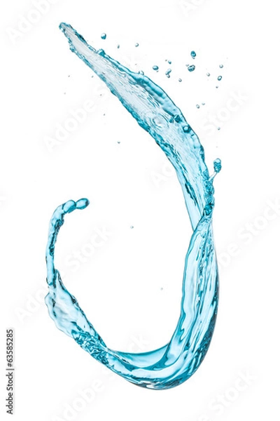 Obraz turquoise water splash