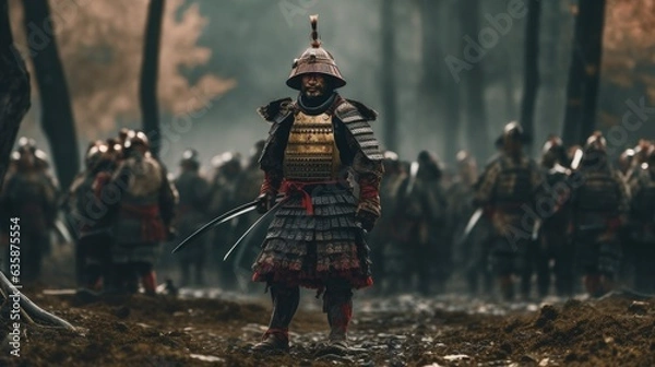 Fototapeta Epic samurai battle 