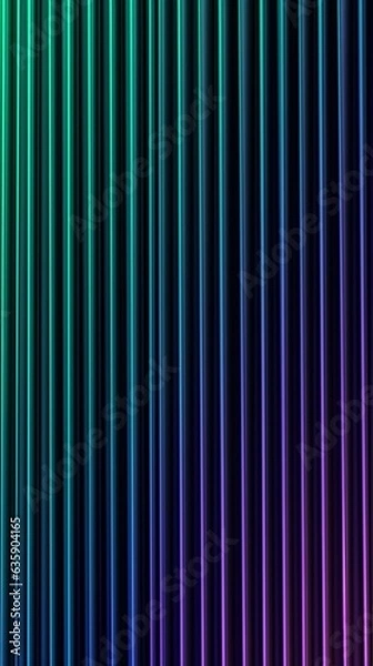 Obraz abstract glowing green purple blue lines background