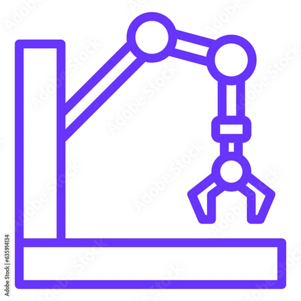 Fototapeta Vector Design Robot Arm Icon Style
