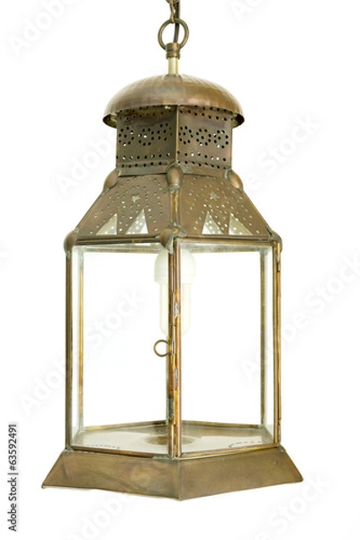 Obraz old morocco metal lantern