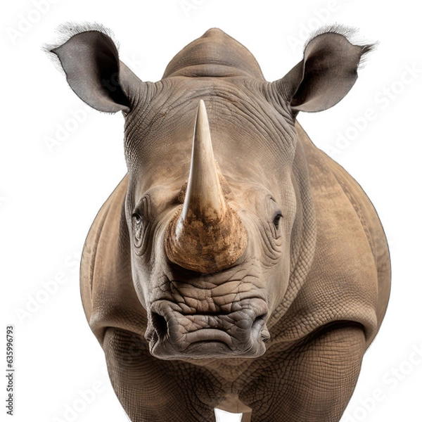 Fototapeta Rhinoceros portrait photo