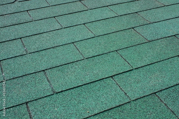 Obraz Green asphalt shingle