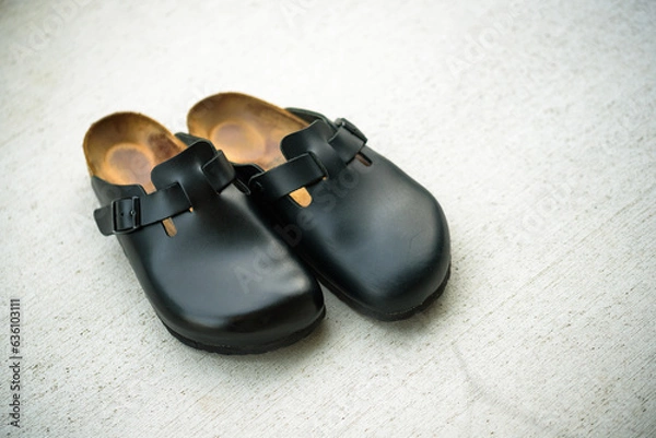 Obraz ビルケンシュトックサンダルをメンテナンス