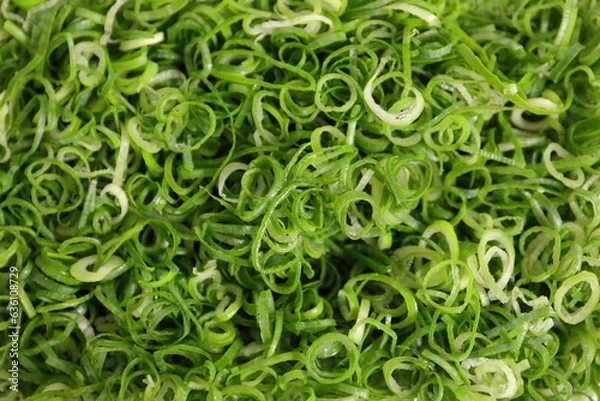 Obraz 大量の刻みネギ