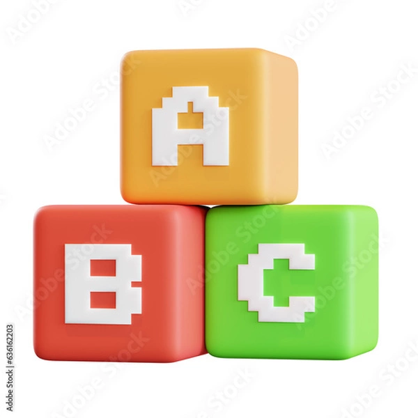 Obraz Education Blocks