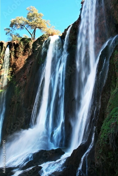 Fototapeta Waterfall in Morocco