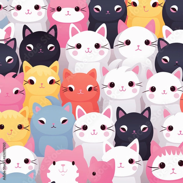 Fototapeta cat pattern 