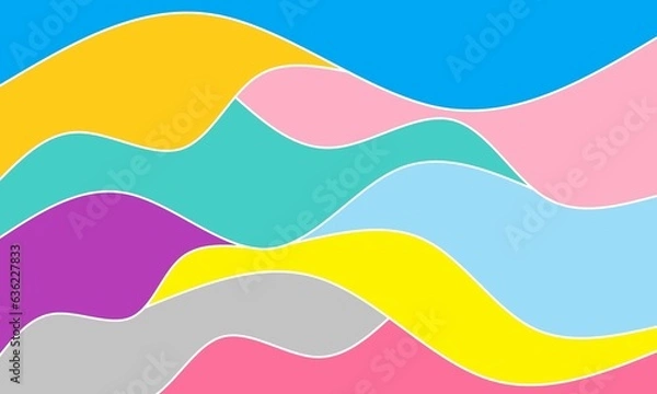 Fototapeta wavy background