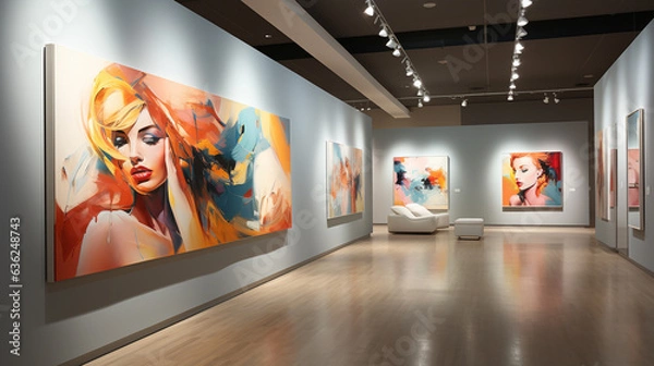 Fototapeta Art gallery.