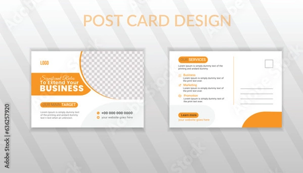 Obraz Modern Post Card design