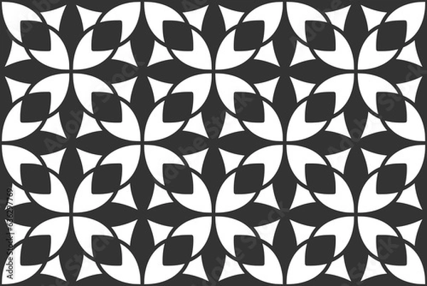 Fototapeta Seamless abstract geometric shape pattern