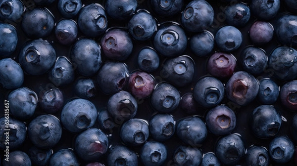 Obraz Blueberries placed in the water