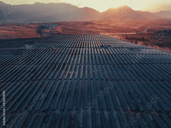 Obraz Solar-Powered Water Solutions: Quenching the World's Thirst Sustainable