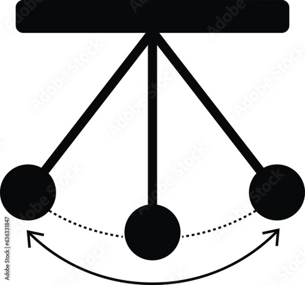 Fototapeta Pendulum icon vector