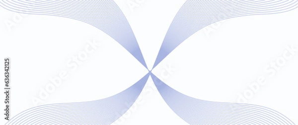 Fototapeta seamless x or cross shaped wavy line pattern, minimalist wavy line pattern for graphical resources, element, asset