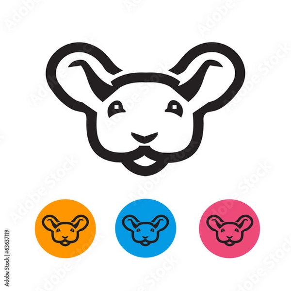 Fototapeta Mouse icon