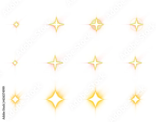 Obraz キラキラパーティクル素材 金（30Fループ）