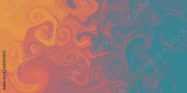 Fototapeta Colorful shape and movement, abstract background