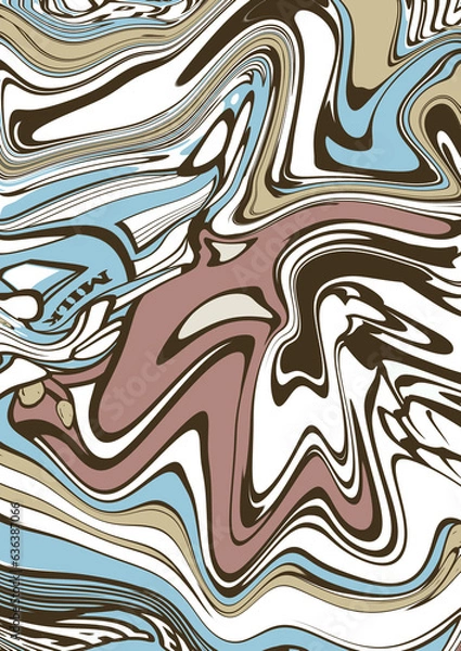 Obraz Liquid Fluid abstract background illustration