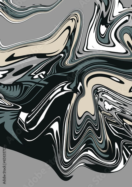 Obraz Liquid Fluid abstract background illustration