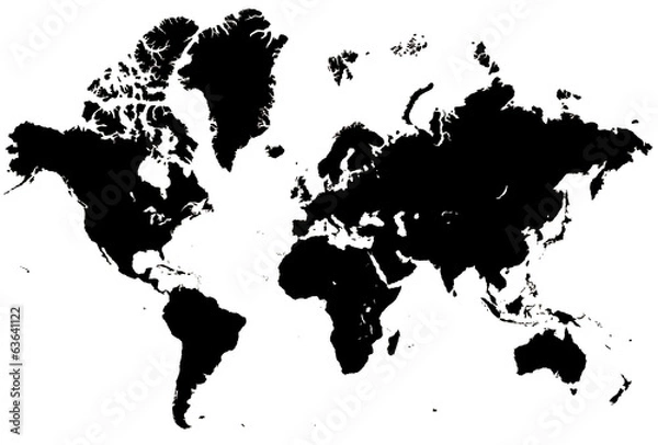 Fototapeta World Map
