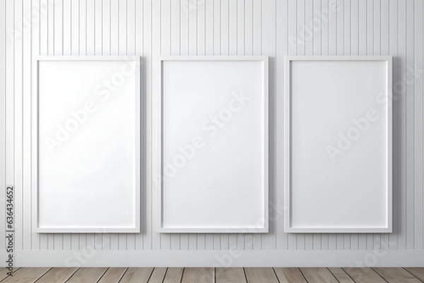 Fototapeta Inviting Tranquility: Balanced Frame Mockup, generative ai